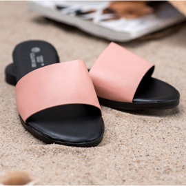 Clowse Pantofole classiche in polvere rosa 1