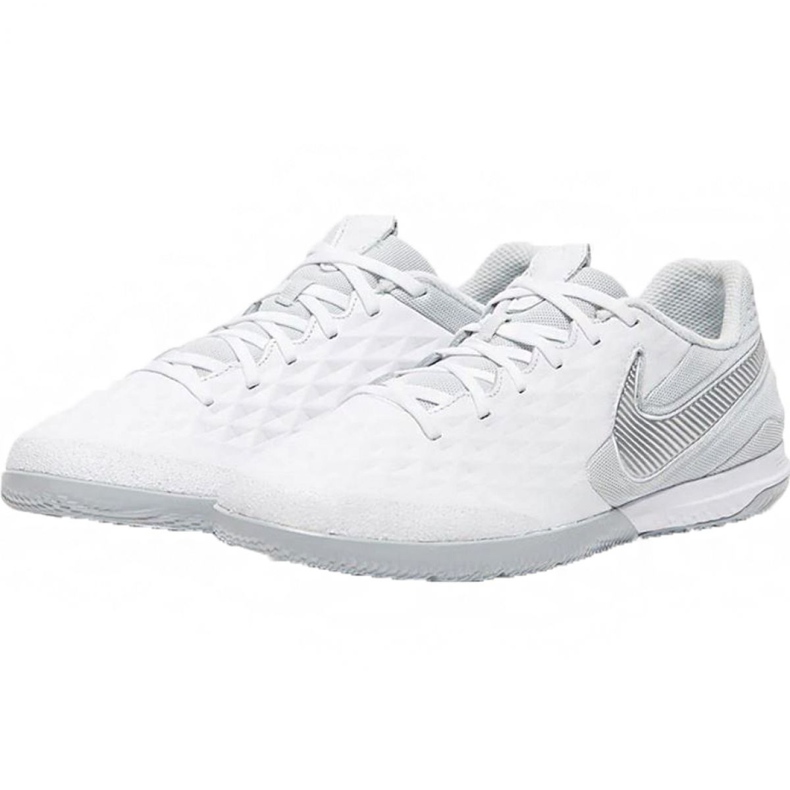 Scarpe indoor Nike Tiempo React Legend 8 Pro Ic M AT6134-100 bianca bianca 2
