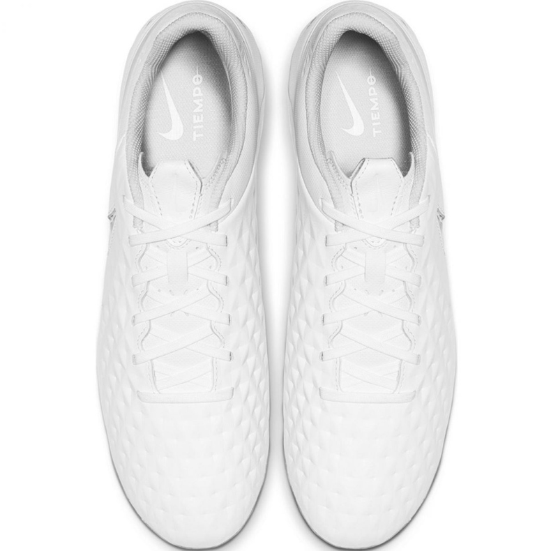 Nike Tiempo Legend 8 Academy FG / MG AT5292 100 scarpe da calcio bianco bianco 1