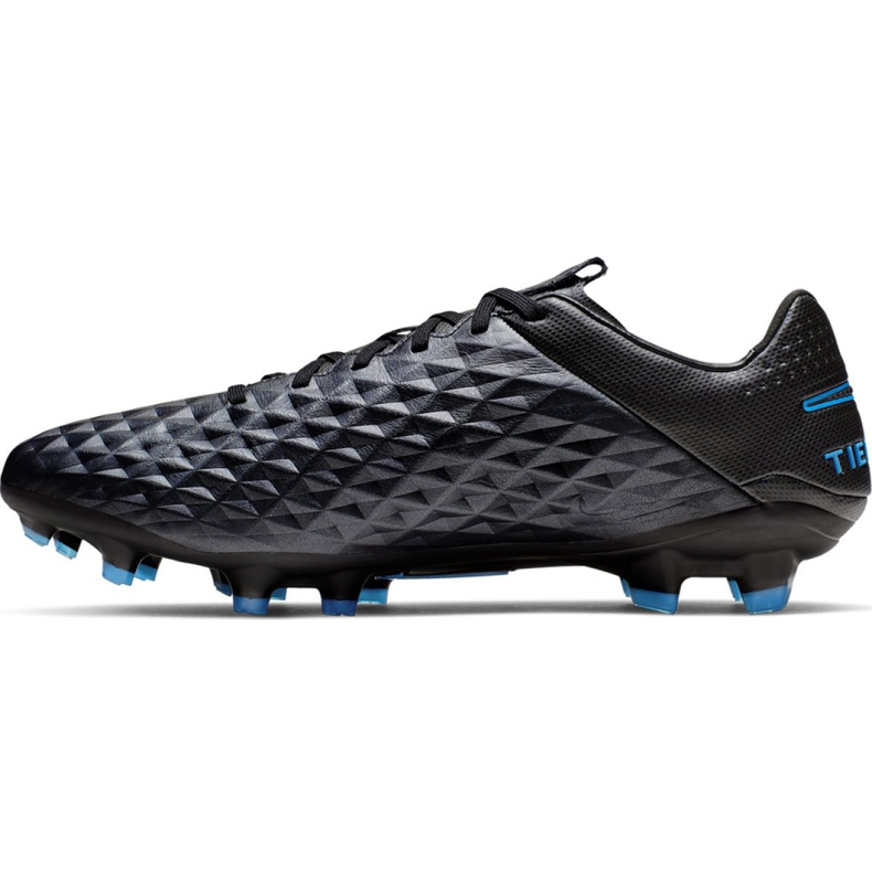 Nike Tiempo Legend 8 Pro Fg AT6133-004 scarpe da calcio nero nero 2
