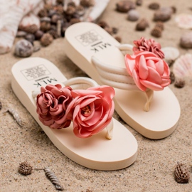 SHELOVET Infradito Leggere Con Fiori marrone 1