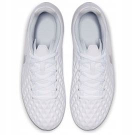 Nike Tiempo Legend 8 Club FG / MG Jr AT5881-100 scarpe da calcio multicolore bianco 2
