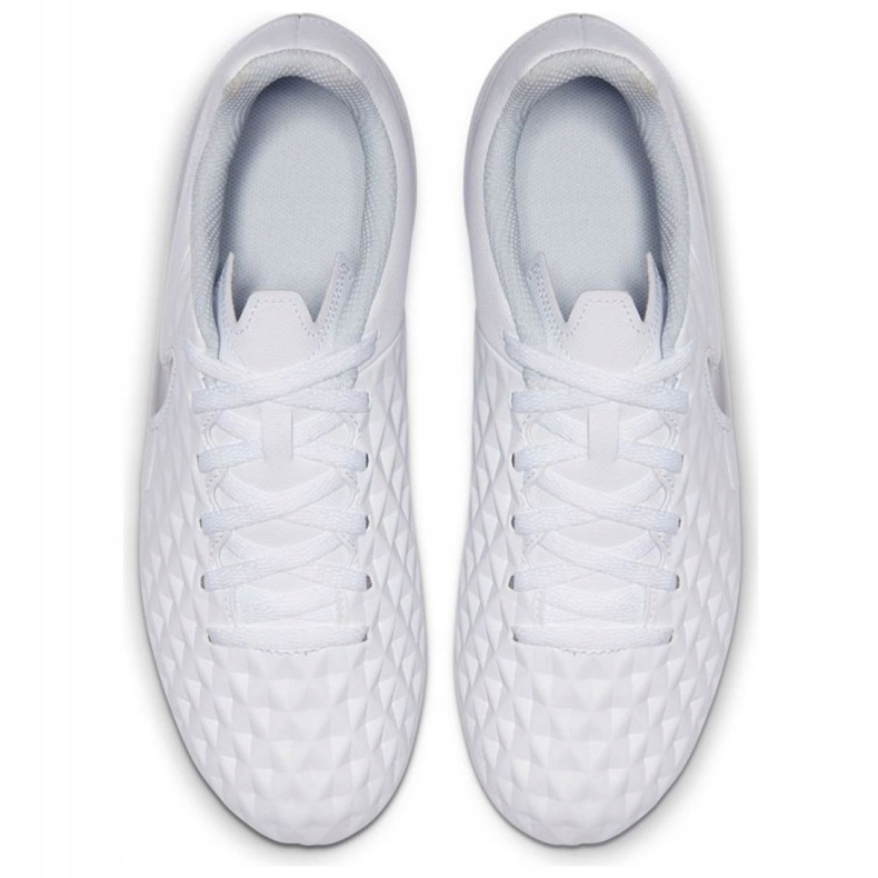 Nike Tiempo Legend 8 Club FG / MG Jr AT5881-100 scarpe da calcio multicolore bianco 2