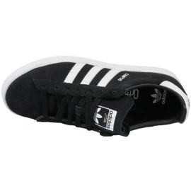Adidas Originals Campus Jr BY9580 scarpe nero 2
