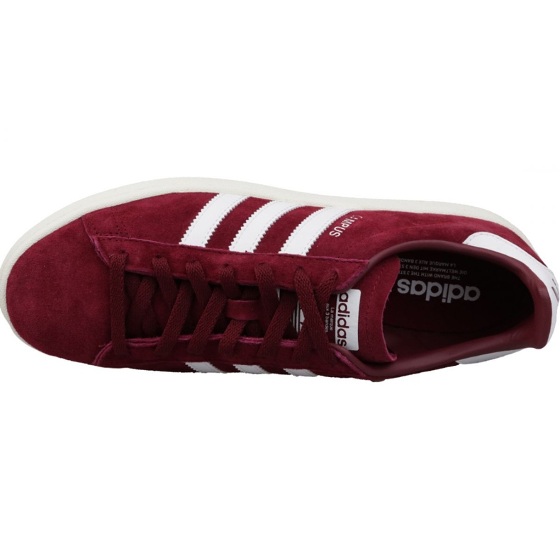 Adidas Originals Campus M BZ0087 scarpe bordeaux multicolore 2