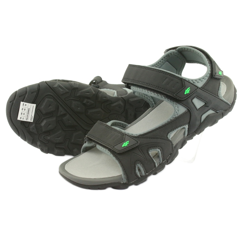 Sandali 4F M H4L19-SAM003 20S nero verde 9