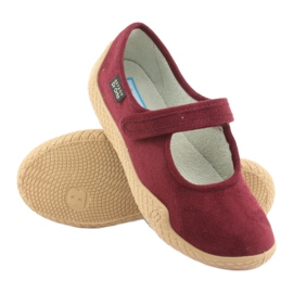 Dr.ORTO Befado scarpe da donna pu-young pu 197D003 bordeaux rosso 3