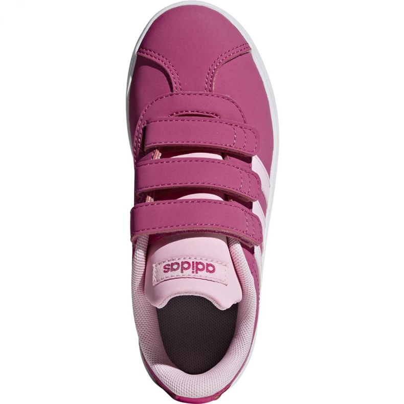 Adidas Vl Court 2.0 Cmf C rosa scarpe Jr F36394 1