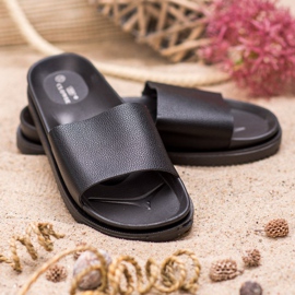 Clowse Pantofole da donna nere nero 2