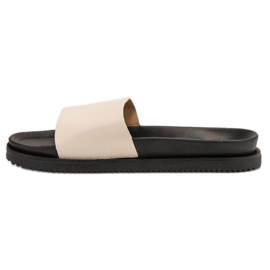 Clowse Pantofole da donna beige 1