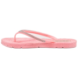 Seastar Infradito Con Cubic Zirconia rosa 1