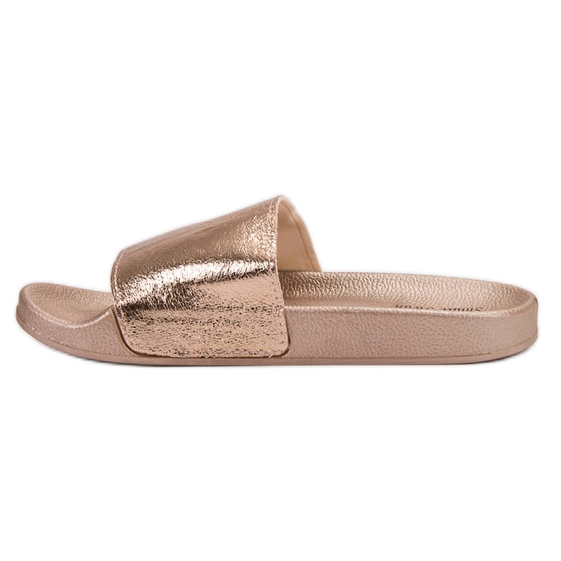 Small Swan Pantofole da donna casual giallo 2