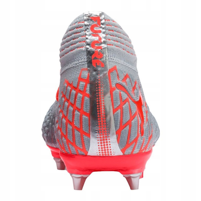 Scarpe da calcio Puma Future 4.1 Netfit Mx Sg M 105676-01 rosso grigio 1