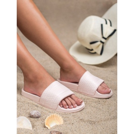 Vices Comode pantofole in schiuma rosa 1