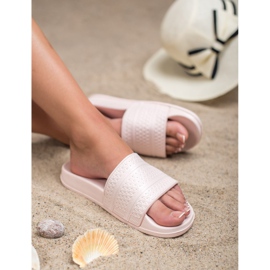 Vices Comode pantofole in schiuma rosa 2