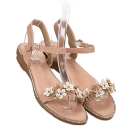Forever Folie Sandali Con Fiori rosa 1