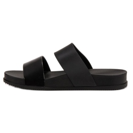 SHELOVET Pantofole di gomma alla moda nero 1