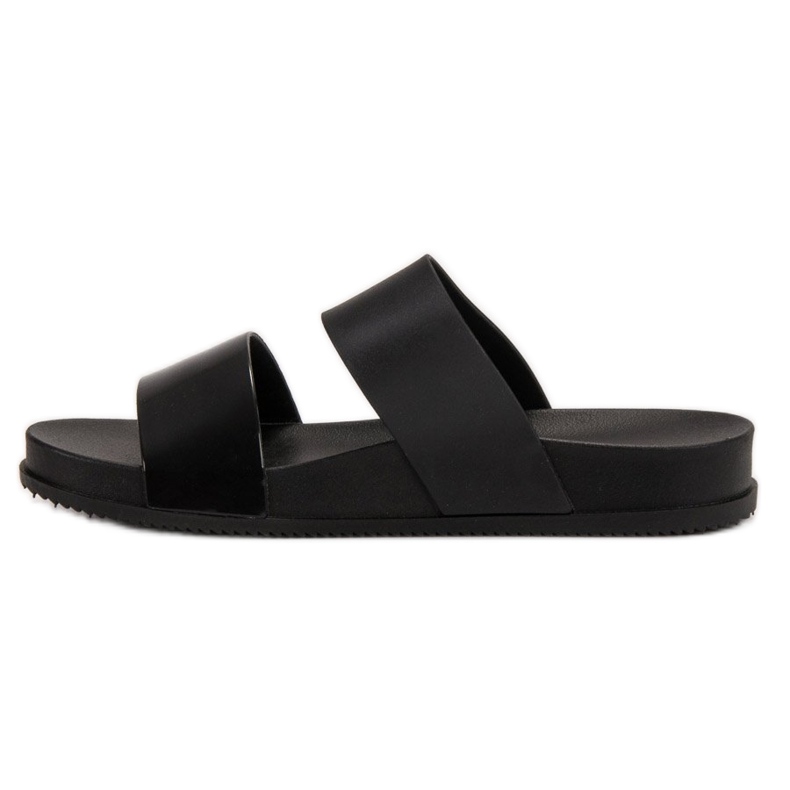 SHELOVET Pantofole di gomma alla moda nero 1