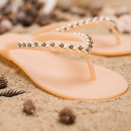 Infradito con decorazioni VICES beige 1