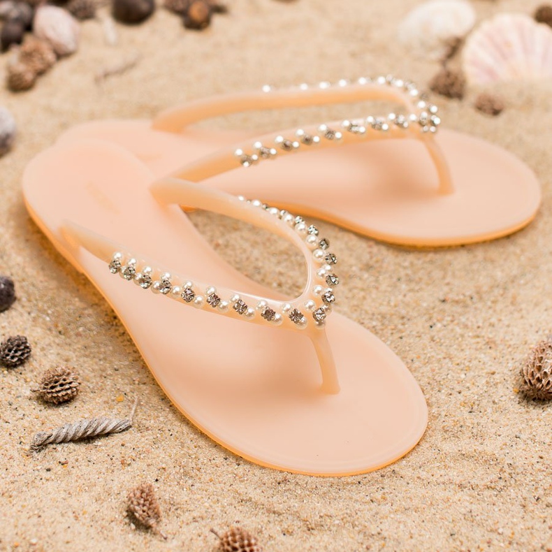 Infradito con decorazioni VICES beige 2