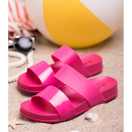 SHELOVET Pantofole di gomma alla moda rosa 1