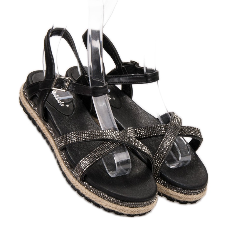 SHELOVET Sandali da donna neri nero 1