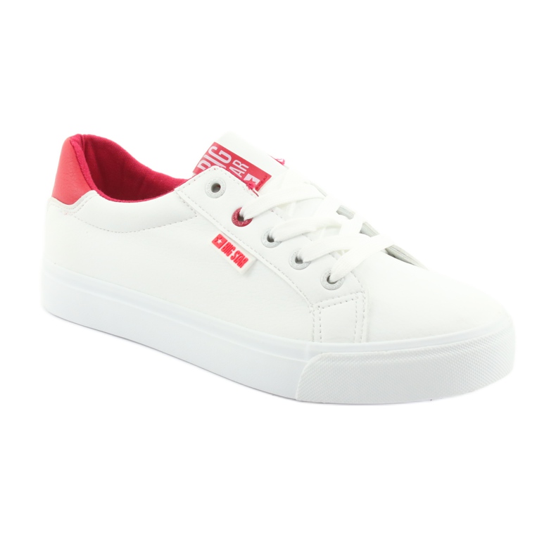Sneakers bianche BIG STAR 274311 bianca rosso 1