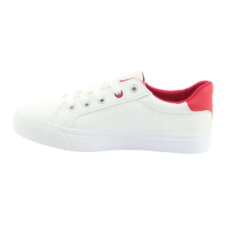 Sneakers bianche BIG STAR 274311 bianco rosso 2