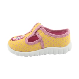 Scarpe per bambini Befado 535P001 rosa giallo 2