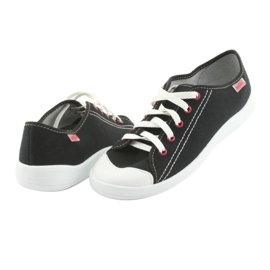 Scarpe giovanili Befado 244Q019 bianco nero 4