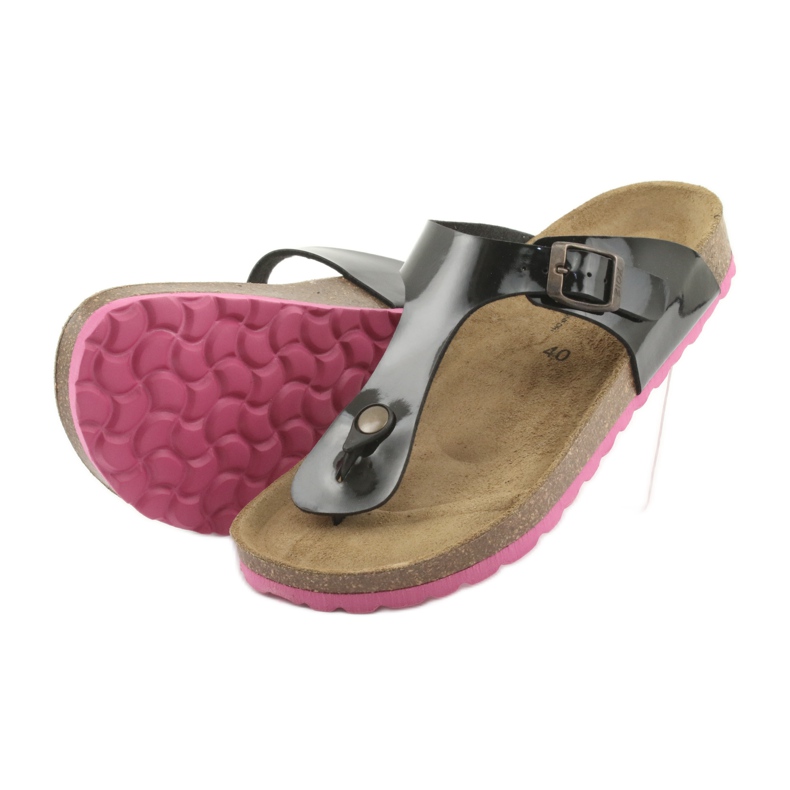 Pantofole mediche BIOX nere nero 4