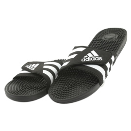 Adidas Adissage M F35580 Infradito con velcro bianca nero 2
