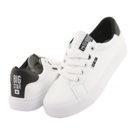 Sneakers bianche BIG STAR 274312 bianca nero 5