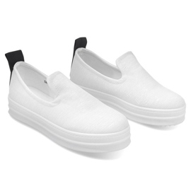 Love Slip On SK74 Sneakers Slip-On bianche bianca 1