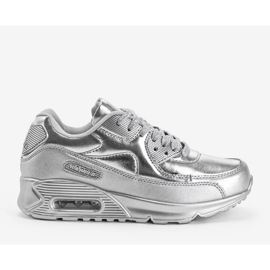 Sneakers sportive B733 Argento grigio 1