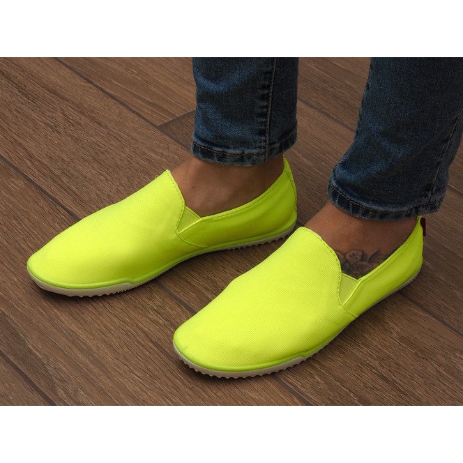 Sneakers Slip-On Gialle BL180 in Lycra giallo 1