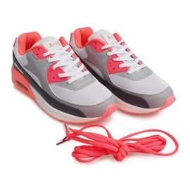 Sneakers sportive B306A-38 Bianco nero grigio multicolore 1