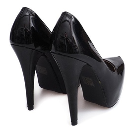 Perni laccati sulla piattaforma LE107 Black nero 1