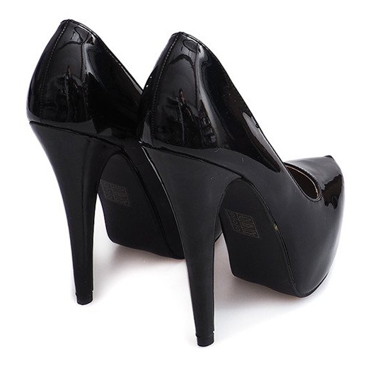 Perni laccati sulla piattaforma LE107 Black nero 1