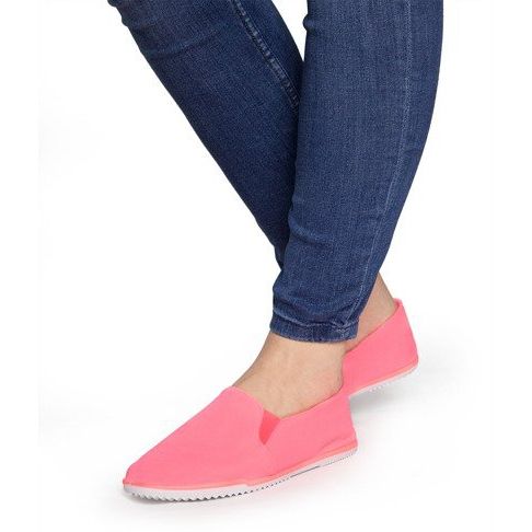 Sneakers Slip-On rosa HB-1 in Lycra 1