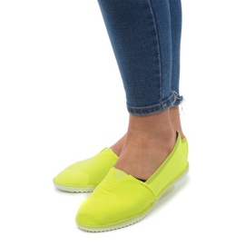 Sneakers Slip-On Gialle PT7205 in Lycra giallo 1