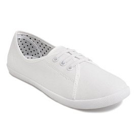 Sneakers allacciate Slip On BE43 Bianco 2