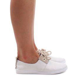 Sneakers stringate argento VT80-3 grigio 1