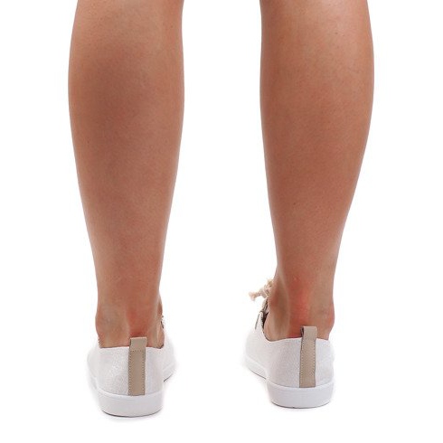 Sneakers stringate argento VT80-3 grigio 2