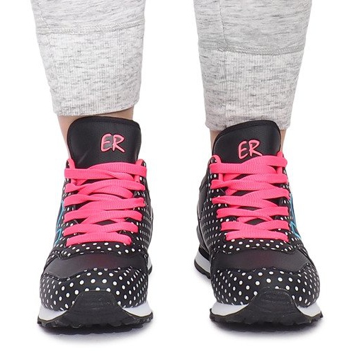 Sneakers sportive B1573-1 Nere nero multicolore 1