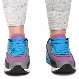 Sneakers sportive H2002-3 nero multicolore 1