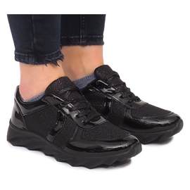 Sneakers sportive B8890-3 Nere nero 2