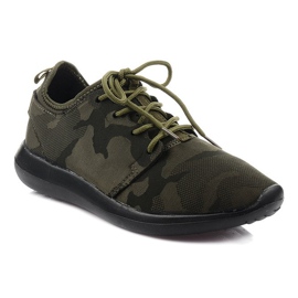 Scarpe da corsa sportive F369-2 Moro multicolore verde 1