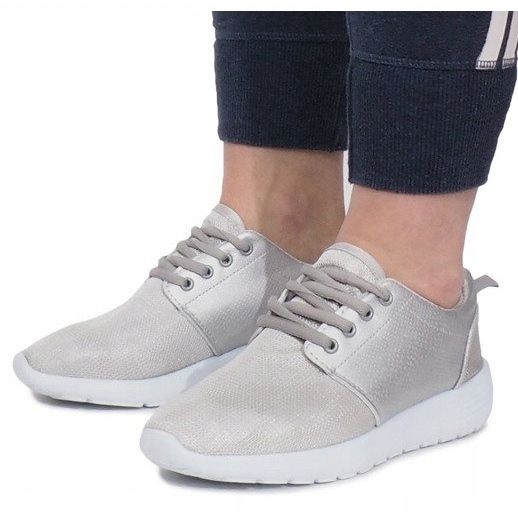 Sneakers sportive argento grigio 1