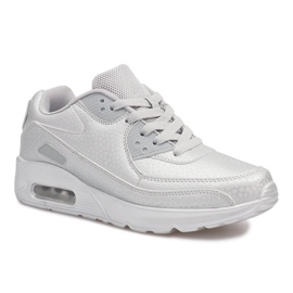 Sneakers sportive argento grigio 1